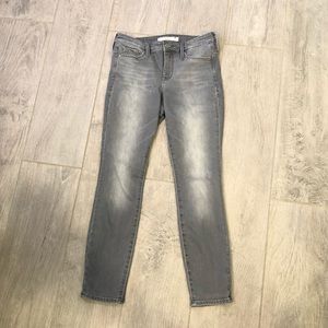 Athleta Sculptek Grey Skinny Jeans, size 2P